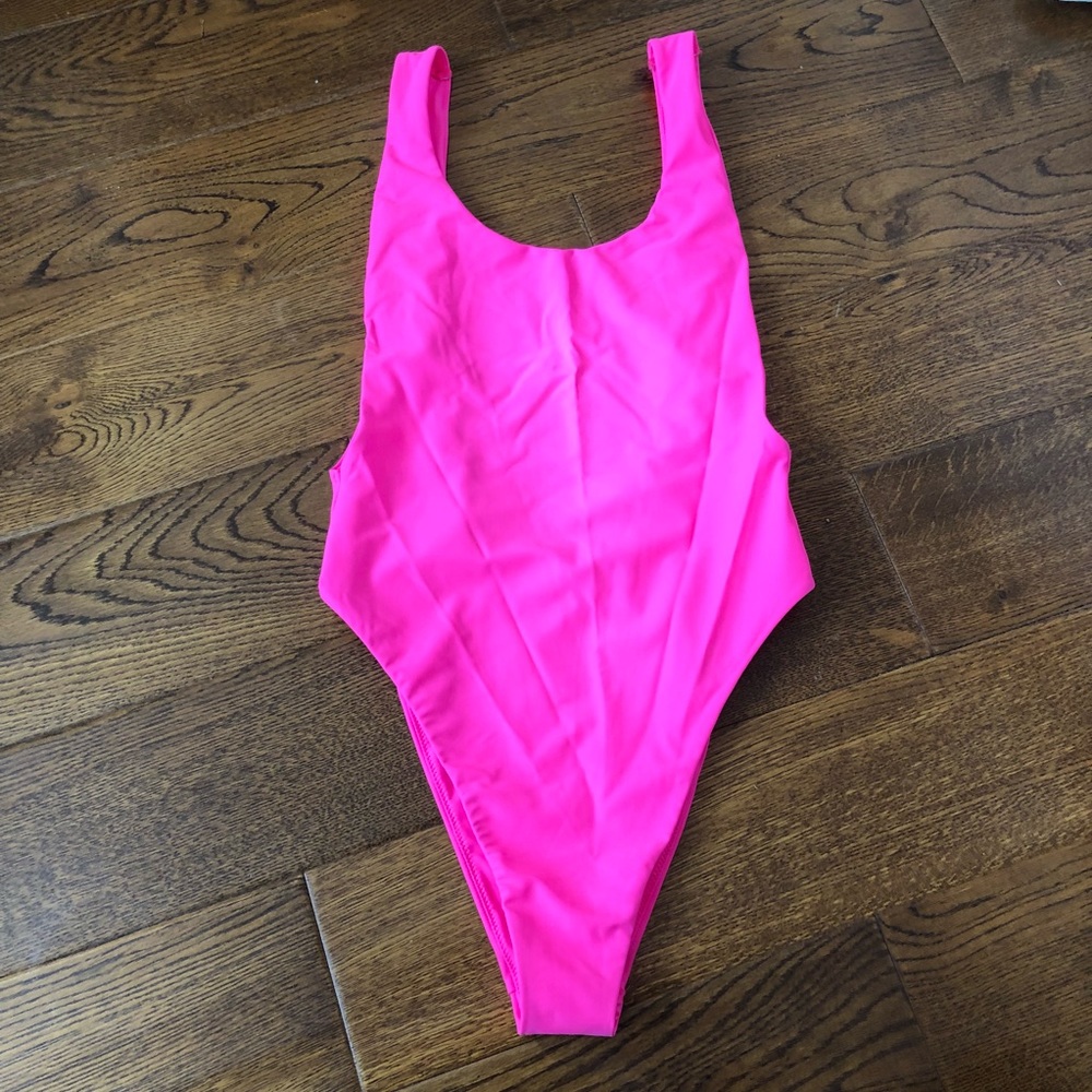 Open back one piece swim suit bathing suit AERIE